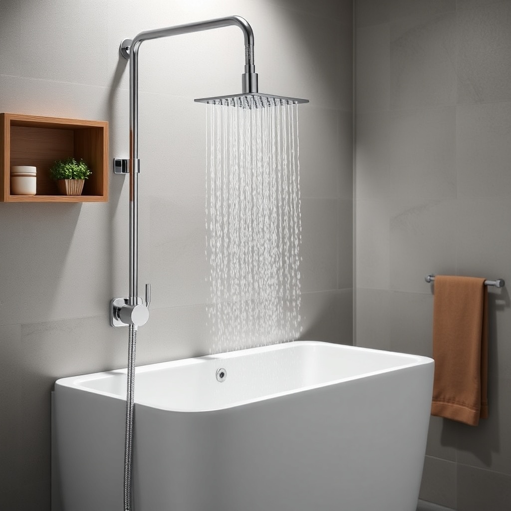 Hansgrohe Rainmaker Select duş sistemine entegre edilmiş